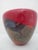 Michael Nourot Red Satin Series Gold Leaf Art Glass Vase Rb 39 91 Mn For Sale - Image 11 of 15