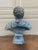 Gray Vintage Classical Plaster Male Bust Sculpture of Roman Emperor Antoninus Pius For Sale - Image 8 of 9