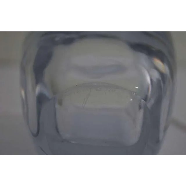 1960s Strombergshyttan Mid-Century Art Glass Crystal Vase by Gerda Stromberg C. 1960 For Sale - Image 5 of 6