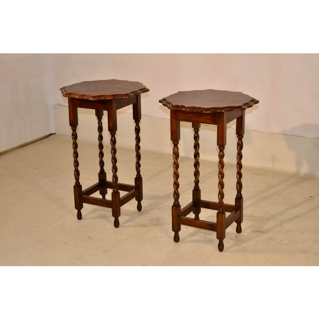 Pair of Edwardian Oak Side Tables, Circa 1900 For Sale - Image 4 of 7