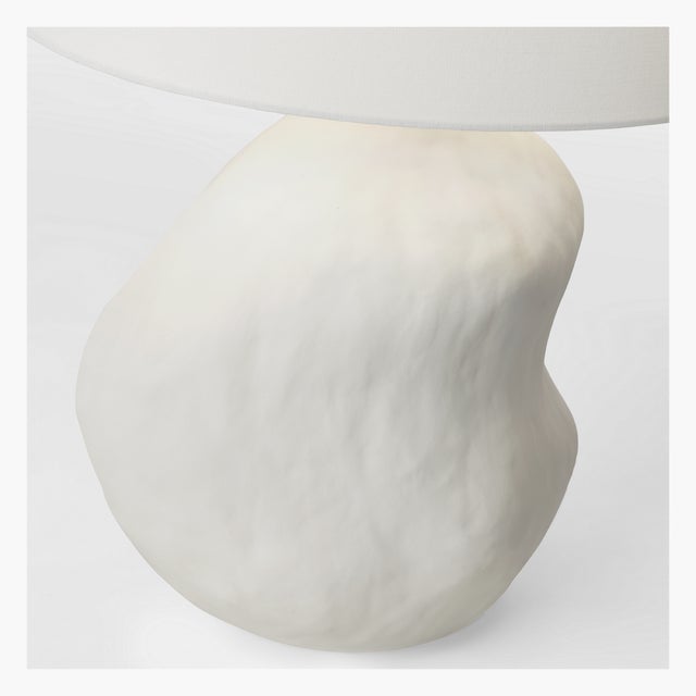 Visual Comfort Hable by Visual Comfort Studio Hable Broxton Table Lamp in Matte White Ceramic For Sale - Image 4 of 7