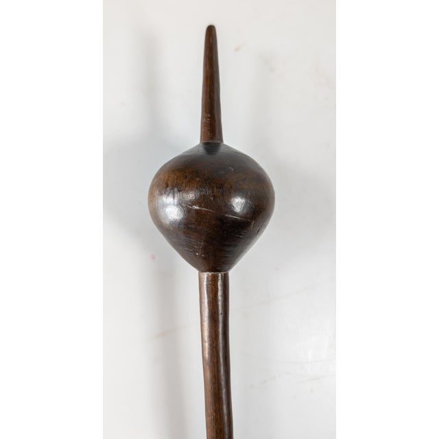 19th or 20th Century South African Carved Wood Knobkerrie Club, Zulu Peoples For Sale - Image 13 of 14