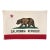Large Genuine Vintage Cotton California Republic Bear Flag For Sale