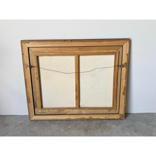 1990's Vintage Reclining Nude Woman Oil on Canvas Painting by Virginia Ausa For Sale - Image 12 of 12