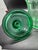 Fenton Art Glass Company Vintage Item Is a Fenton Glass "Vulcan" Sea Mist Green Covered Candy Dish. For Sale - Image 4 of 4
