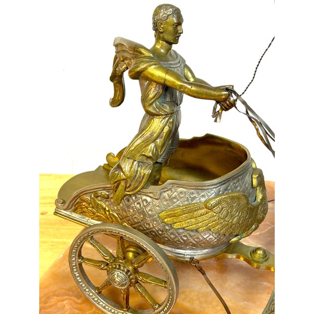Monumental Grand Tour Imperial Roman Triumphator Driving a Four-Horse Quadriga For Sale - Image 14 of 18