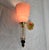 Mid-Century Modern 1990s Powder Pink Murano Glass Sconces - a Pair For Sale - Image 3 of 12