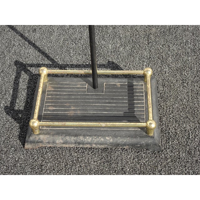 Vintage French Country Brass and Metal Fireplace Tools For Sale - Image 12 of 13