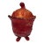 1920s Imperial Glass Slag Glass Footed Candy Dish Excellent Condition For Sale