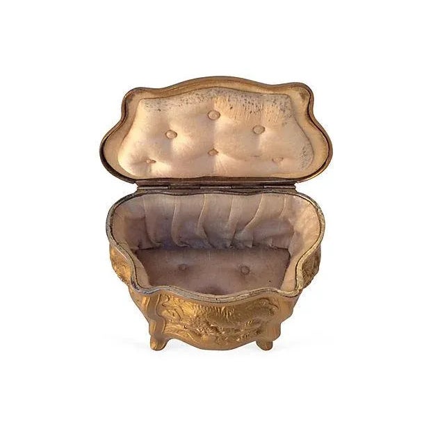 Antique Gold Dragon Chinosiere Chest For Sale - Image 4 of 8