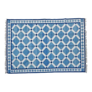 Arten Rug, 8x10, Blue For Sale