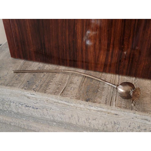 Cast Bronze Poppy Pod Floral Decorative Object For Sale - Image 4 of 11