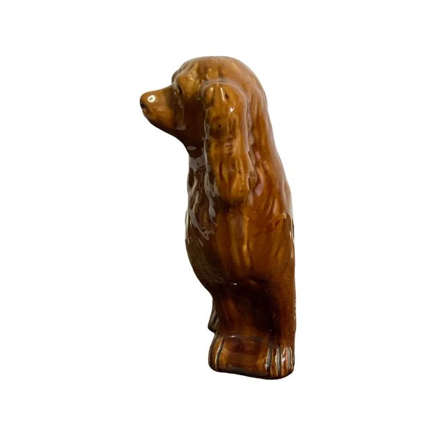 Late 19th Century Late 19th Century Brown Staffordshire Spaniel For Sale - Image 5 of 7