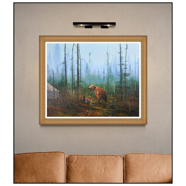 Message us to inquire about custom framing options! (Included for free with every purchase) The artwork here, "Grizzly...