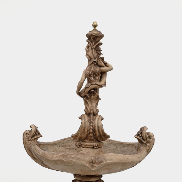 Brown Italian Neo-Renaissance Terracotta Fountain, Tuscany, Early 19th Century For Sale - Image 8 of 18