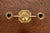 Early 20th Century Roycroft Arts & Crafts Brass Finished Hammered Copper Candelabra For Sale - Image 5 of 12