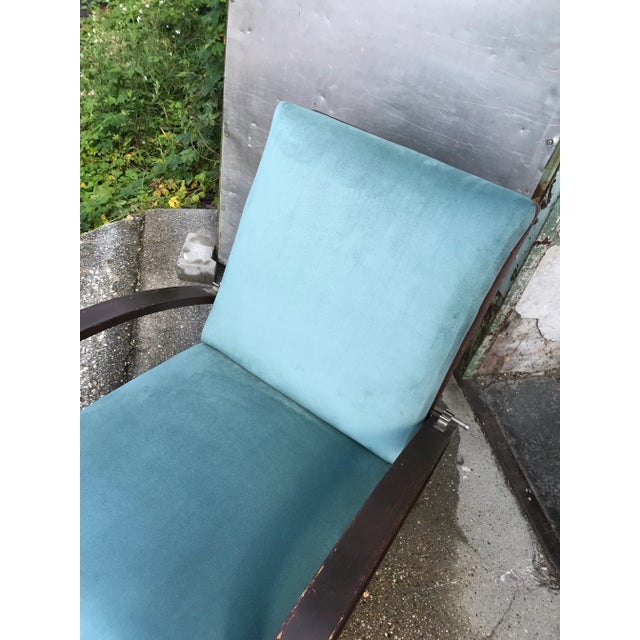 Wood Set of Adjustable Lounge Chairs Attributed to Jindřich Halabala, 1930s For Sale - Image 7 of 13