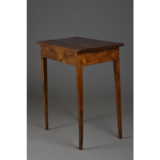 Walnut Side Table with Drawer, in Restored conditions. Designed before 1890
