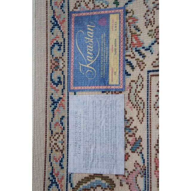 Karastan 100% Wool Oriental Floral Palmettes Animal 738 Area Rug Mat 3' X 5' For Sale - Image 13 of 16