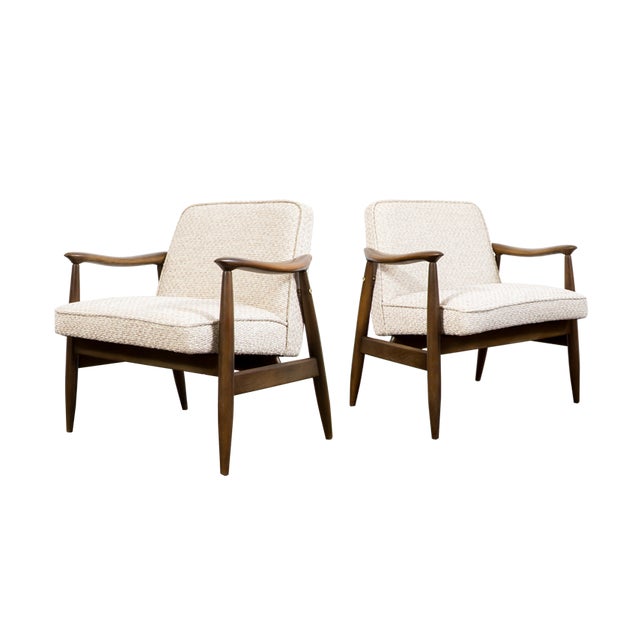 Mid-Century Armchairs from Juliusz Kędziorek, Poland, 1960s, Set of 2 For Sale - Image 17 of 17