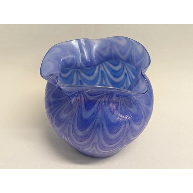 Czech Bohemia Art Glass Bowl For Sale In Raleigh - Image 6 of 11