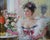 Contemporary Konstantin Razumov, Lady in a Café with Feather Boa, 2019, Oil Painting on Canvas, Framed For Sale - Image 3 of 5