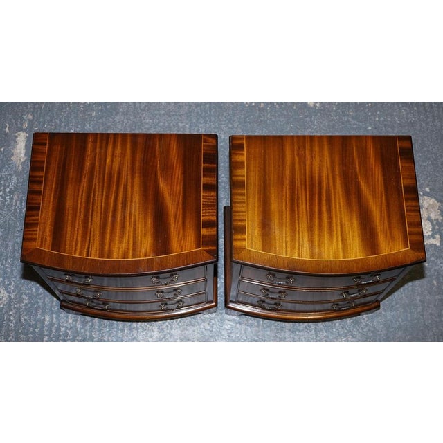 Vintage English Bedside Tables, Set of 2 For Sale - Image 10 of 17