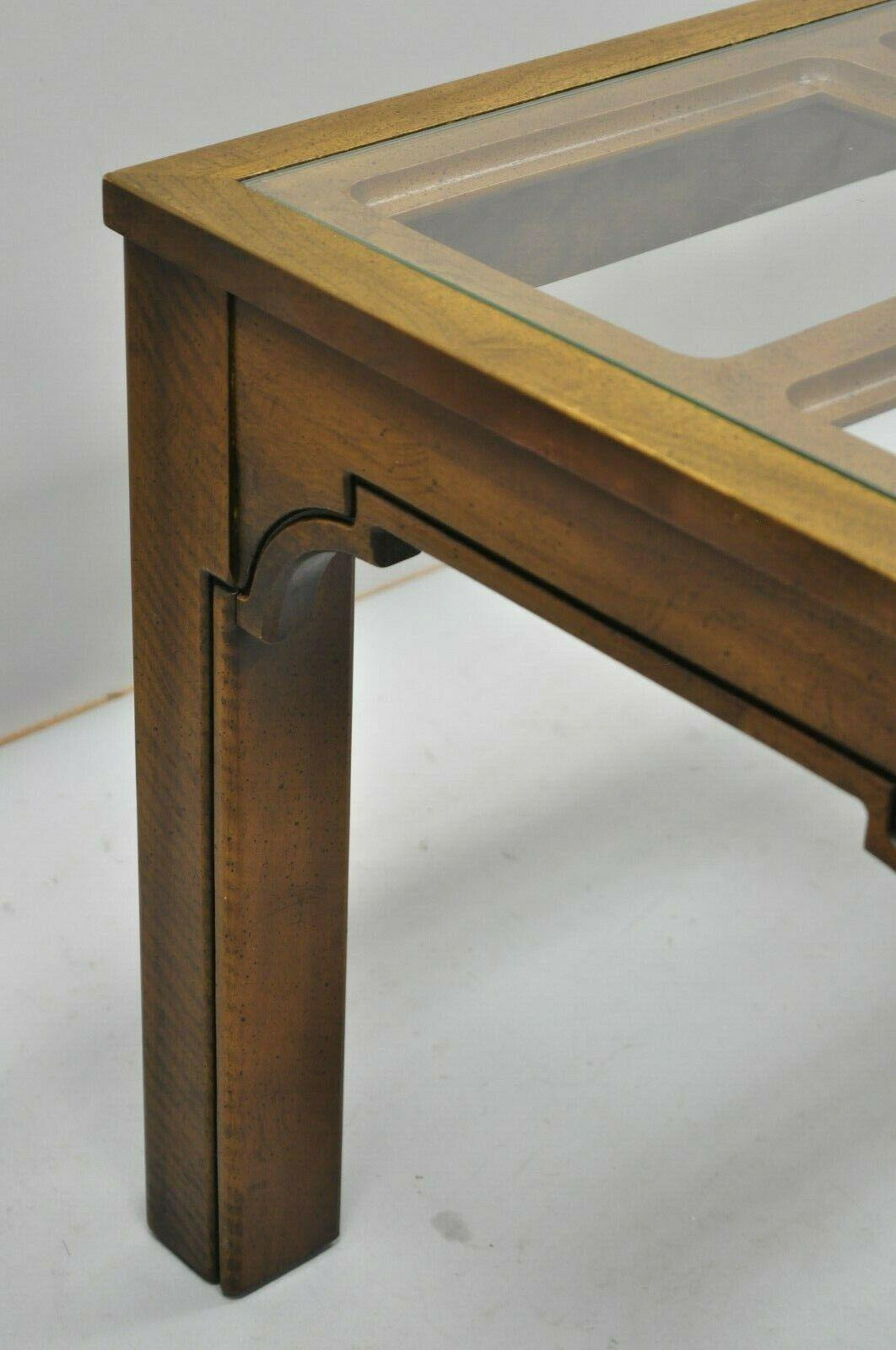 oak and glass lamp table