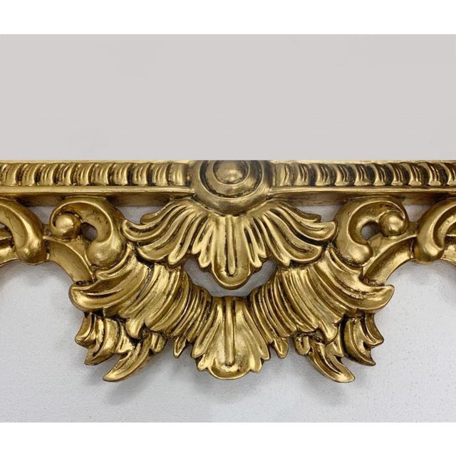 Chinese Chippendale Mirror Gilt Pier Mirror For Sale - Image 5 of 10