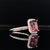 Diamond Tourmaline Rubellite Ring 6.5 18k Gold 3.11 TCW Certified For Sale - Image 12 of 13
