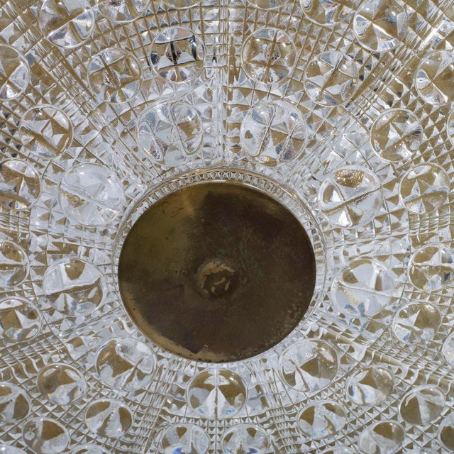 Molded glass flush mount ceiling fixture by Carl Fagerlund For Sale In New York - Image 6 of 8