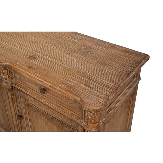 French Provincial Pine Buffet Sideboard For Sale - Image 9 of 11