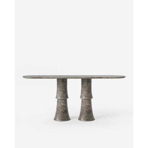 Bellissimo console in travertine by pietro franceschini. Dimensions: w 200 x d 40 x h 80 cm. Materials: travertine. This...