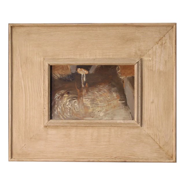 Italian Artist, Study on the Source of Giacomo Soffiantino, 1970, Oil on Board For Sale