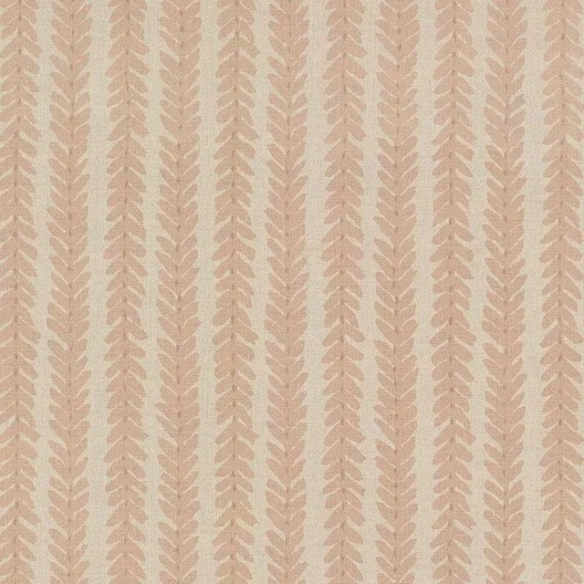 Classic yet modern, Woodperry is an updated take on a botanical stripe. Woven in England, the natural linen ground gives...