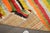 Mid 20th Century Striped Vintage Zabihi Collection Turkish Tulu Carpet - 5'7" x 7'11" For Sale - Image 5 of 7