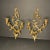 Syroco Hollywood Regency Style Syroco Gold Double Armed Sconces- a Pair For Sale - Image 4 of 7