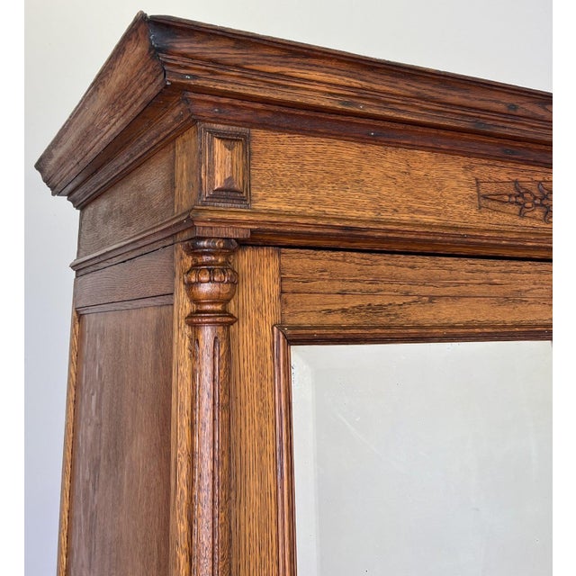 French Wardrobe in Oak For Sale - Image 3 of 18