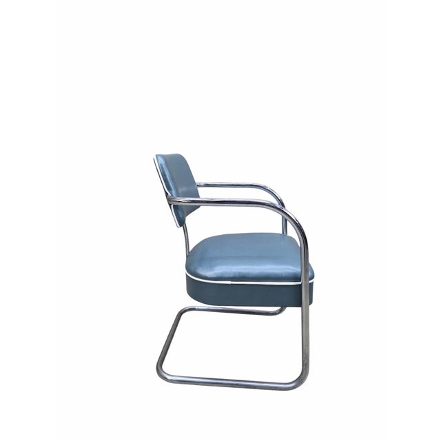 Mid 20th Century Art Deco Cantilever Chairs Newly Reupholstered - Pair For Sale - Image 11 of 11