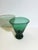 Glass Mid-Century Modern Italian Green Blown Glass Pedestal Vase by Vetro Verde Di Empoli, 1950s For Sale - Image 7 of 10