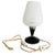 Mid 20th Century Mid-Century Danish Table Lamp in Opaline and Teak, 1960s For Sale - Image 5 of 7
