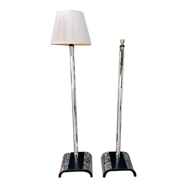 Mirror Lamps, Italy, 1960s or 1970s, Set of 2 For Sale