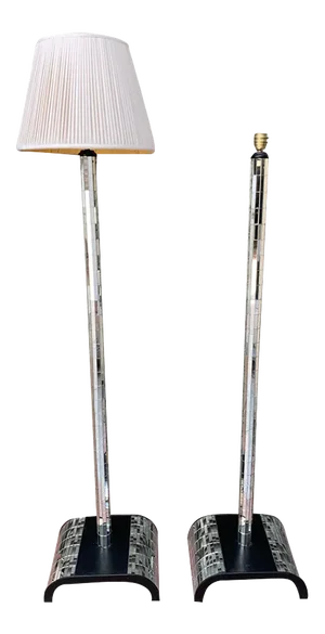Mirror Lamps, Italy, 1960s or 1970s, Set of 2