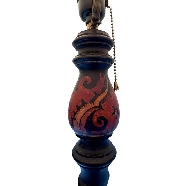 Brown Dutch Art Deco Batik Floor Lamp by Hans Steinpatz, 1920s For Sale - Image 8 of 17