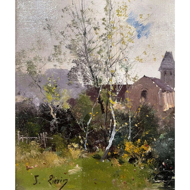Eugene Galien-Laloue 19th C. French River Landscape Painting Signed J. Lievin for E. Galien-Laloue For Sale - Image 4 of 12