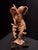 Italian Vintage Italian Fontanini- Asian Warrior and Musician Figurine Set Mid-Century Hand-Painted Sculptures on Marble Bases For Sale - Image 3 of 12