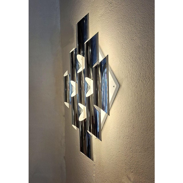 Reggiani Wall Lamps by Goffredo Reggiani for Reggiani, 1970s, Set of 2 For Sale - Image 4 of 10