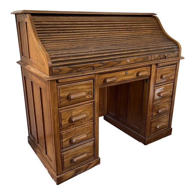 Mt Airy Roll Top Desk Chairish