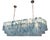 Blue Murano Glass Pendant Light from Justfurnituress SRL For Sale