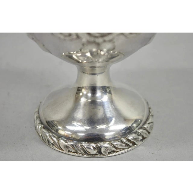Antique Art Nouveau Rogers Smith Silver Plated Swan Coffee Creamer Small Tea Pot For Sale - Image 9 of 12